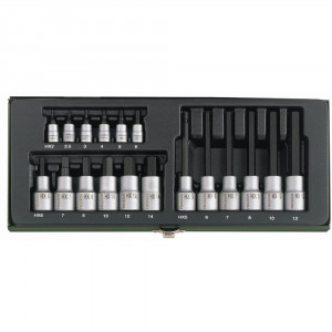 Trusa speciala pentru suruburile HEX, Proxxon 23100, 18 piese - Img 2