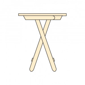 Veritas Plan constructie masa pliabila Folding Table 05L1201 - Img 2