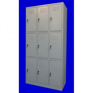 Vestiar metalic cusetat 3x3 cusete "MINI",889x450x1500 mm