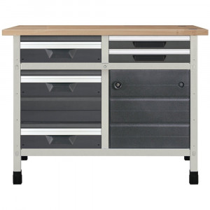 WB11 Banc de lucru 1130x650x860 mm cu panou pentru scule, Wolfcraft - Img 3