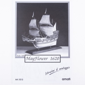 1013 Planuri constructie navomodel Amati galion Mayflower - Img 1