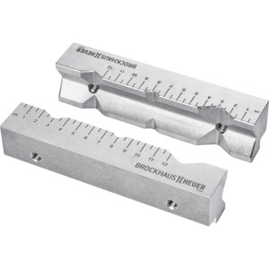 116AP Set falci de schimb din aluminiu cu marcaj CM pentru menghine Heuer