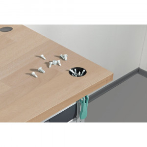 6045000 Blat banc de lucru "L", 1610x650x30 mm, Wolfcraft - Img 3