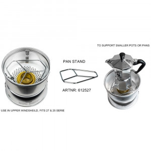 612527 Stand inox vase mici pentru sistemele, Trangia - Img 4