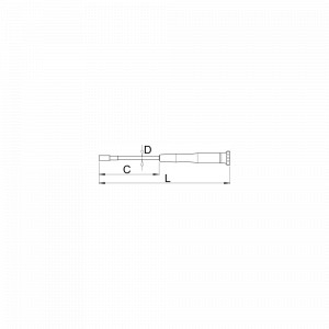629E Surubelnite cu cap tubular pentru modelism/hobby, Unior - Img 2