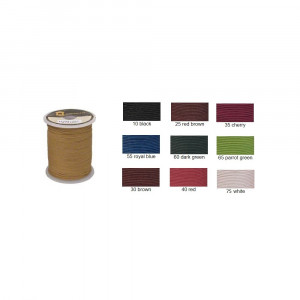 Ata din bumbac usor cerata pentru cusut piele manual 0.7 mm 100 m
