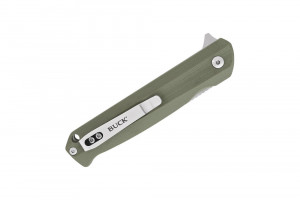 Briceag de buzunar Buck Langford 0251 (0251BKS-B / 0251GRS-B), otel 7Cr, maner G10, flipper - Img 5