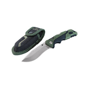 Briceag de vanatoare Buck Pursuit Large 0659GRS-B, otel 420HC, maner Versaflex verde, Lockback - Img 2