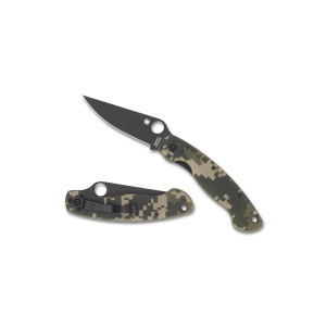Briceag Military™ Model G-10 Digital Camo / lama neagra, Spyderco - Img 8