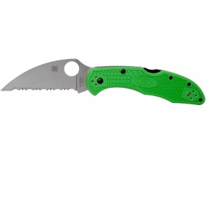 Briceag Salt® 2 verde LC200N Wharncliffe, Spyderco - Img 2