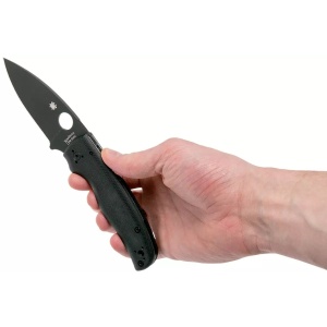 Briceag Shaman™ G-10 negru / lama neagra, Spyderco - Img 6