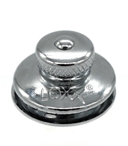 Buton superior cap mic cromat pentru sisteme de fixare LOXX - Img 1
