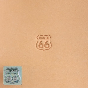 Cap de stanta de embosare 2D Craftool Mini, model Route 66 (Route 66) - Tandy Leather 8812-00
