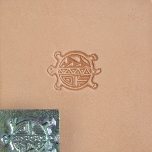 Cap de stanta de embosare 3D Craftool, model broasca testoasa rotunda (Round Turtle) - Tandy Leather 88455-00
