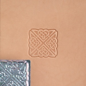 Cap de stanta de embosare 3D Craftool, model celtic patrat (Square Celtic) - Tandy Leather 8538-00