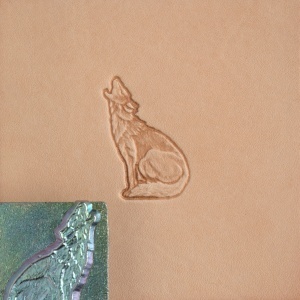 Cap de stanta de embosare 3D Craftool, model coiot care urla (Howling Coyote) - Tandy Leather 88422-00