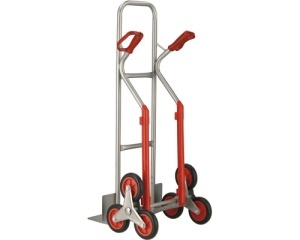 Carucior transport cu platforma pentru trepte Cargo Point max. 150kg, H 1190mm, din otel zincat - Img 1