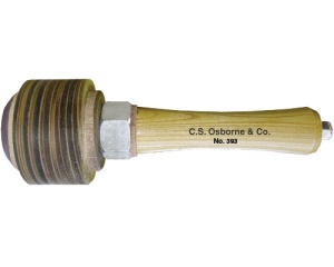 Ciocan profesional maul din piele netabacita Rawhide Maul C.S. Osborne pentru pielarie