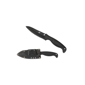 Cutit Aqua Salt™ FRN negru / lama neagra, Spyderco - Img 6