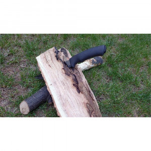 Cutit de supravietuire Pathfinder BlackBlade (C) cu lama lunga 170 mm, Otel Carbon C100S, acoperireDLC, Morakniv - Img 7