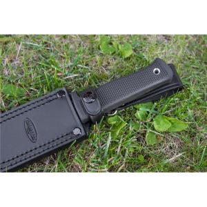 Cutit Fallkniven A1L Forest Knife Lam. VG10 Satin Finish Lama 160 mm Otel Laminat VG10 Teaca Piele - Img 7