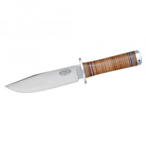 Cutit Fallkniven NL3L Njord Lam. VG10 Satin Finish Lama 150 mm Otel Laminat VG10 Maner Piele