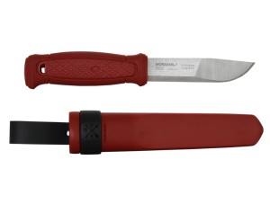 Cutit outdoor Morakniv Kansbol S Dala Red, oțel inoxidabil 12C27, compatibil amnar, teaca inclusa