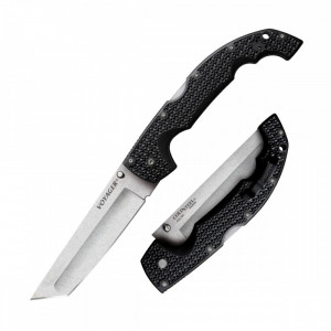 Cutit pliabil Cold Steel Voyager XL Tanto AUS10A Plain Edge / Serrated Edge
