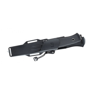 Cutit supravietuire si bushcraft Fallkniven F1, otel ELMAX - Img 2
