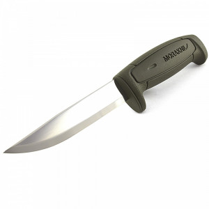 Cutit utilitar Morakniv Basic 511 (C) Military Green cu lama 91 mm, otel carbon