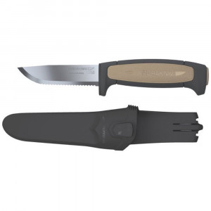 Cutit utilitar profesional zimtat pentru franghii Morakniv Rope SRT (S), lama 91 mm