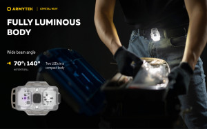 F07001GUV Lanterna breloc Crystal Gri WUV, Armytek - Img 20