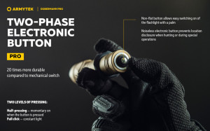 F07501WS Lanterna tactica Dobermann Pro Magnet USB Sand - Warm, Armytek - Img 14