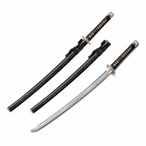 Katana Cold Steel Flower Katana cu lamă Damascus din oțel carbon 1060 – CS-SW-FLWRKTNA