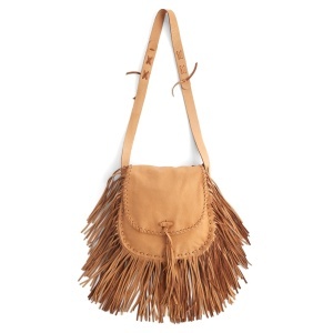 Kit geanta cu franjuri Janis din piele moale Tandy Leather, 30 x 25–30 cm