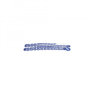 Lanț tip Choker 8mm, 2,5m, cu crlig și ac, albastru