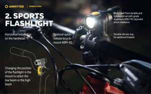 Lanterna EDC Armytek Prime C1 Pro Warm 930 lm cu acumulator 18350 inclus - Img 8