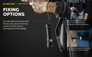 Lanterna EDC Armytek Prime C2 Pro Max White 4000 lm cu acumulator 21700 inclus - Img 21