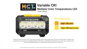 Lanterna Frontala Nitecore HA19 RGB, 600 Lumeni, 130 Metri, Lumina Rosie, Verde si Albastra, AA, IP68 - Img 21
