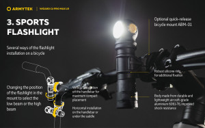 Lanterna multifunctionala Wizard C2 Pro Max - lumina calda, 3870 lm - Img 12