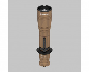 Lanterna tactica Armytek Dobermann Pro Magnet USB Sand Warm 1400 lm cu acumulator inclus - Img 4