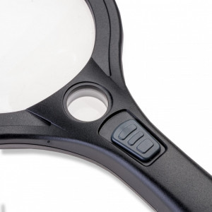 Lupa de mana Lume Series putere 2.5x/7x cu LED-uri COB, Carson - Img 5