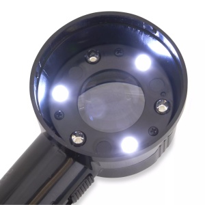 Lupă de precizie MeasureLoupe cu iluminare UV si LED 11,5x - Carson - Img 4