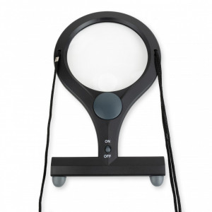 Lupa hands-free LumiCraft, putere 2x/4x cu leduri - Carson - Img 2