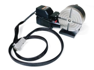 Masa rotativa cu pregatire CNC cu motot pas cu pas 36V, freze Sherline - Img 3