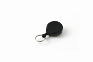 Mini Bak suport de chei retractabil cu snur de naylon de 90 cm, diverse culori, Key-Bak - Img 1