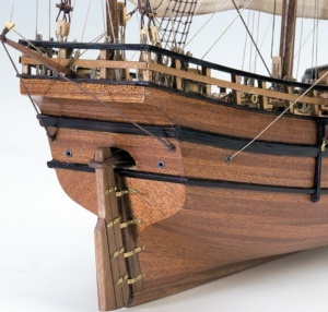 Navomodel Caravelă La Pinta, scara1:65 Kit model de navă din lemn - Artesania Latina - Img 6