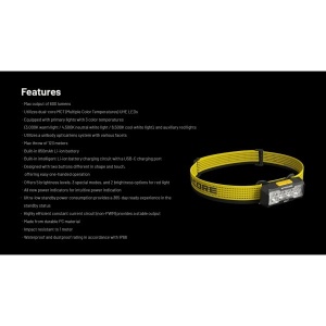 Nitecore NU27 Lanterna Frontala MCT 600 Lumeni - Img 22