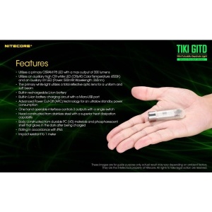 Nitecore TIKI GITD - Lanterna Breloc Fosforescenta - Img 24