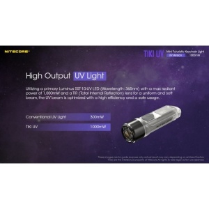 Nitecore TIKI UV - Lanterna Breloc cu Lumina UV - Img 7